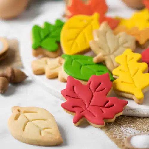 Koekjesuitsteker set herfstbladeren - afbeelding 2