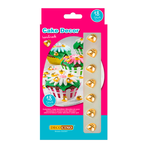 Suikerdecoraties bijtjes bij cake, bake & love 5