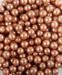 Sprinkley Sprinkles - Bronzen parels groot 7mm 80 gram