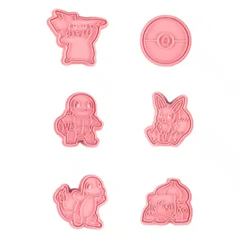 Pokemon uitsteker set 6 bij cake, bake & love 5 Pokemon uitsteker set 6