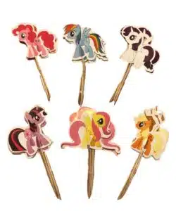 My Little Pony cupcake prikkers 24 stuks