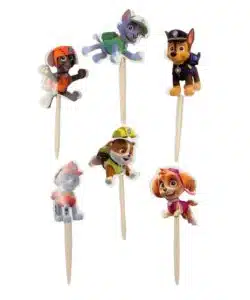 Paw Patrol Cupcake Prikkers 24 stuks