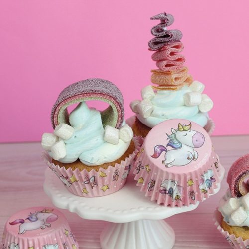 Baking cups sweet unicorn pk/50 bij cake, bake & love 6