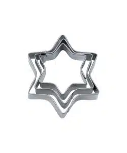 Städter Metaal Uitstekers Ster set/3 (4-5-6 cm)