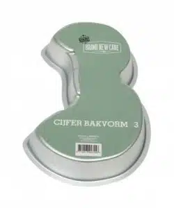 Bakvorm Cijfer 3