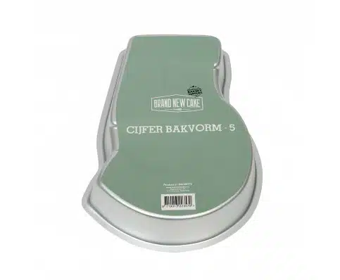 Bakvorm cijfer 5 bij cake, bake & love 5 Bakvorm cijfer 5