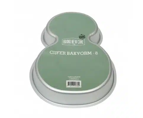 Bakvorm cijfer 8 bij cake, bake & love 5 Bakvorm cijfer 8