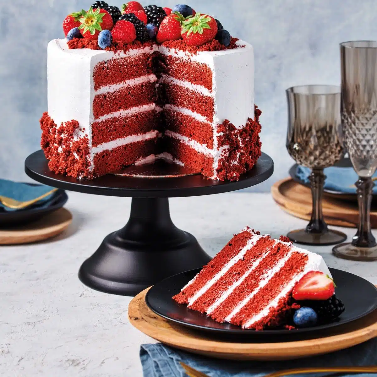 Funcakes mix voor red velvet cake 4 kg bij cake, bake & love 6 Funcakes mix voor red velvet cake 4 kg - afbeelding 2