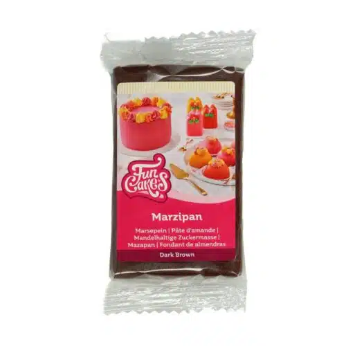 Funcakes marsepein dark brown 250 g