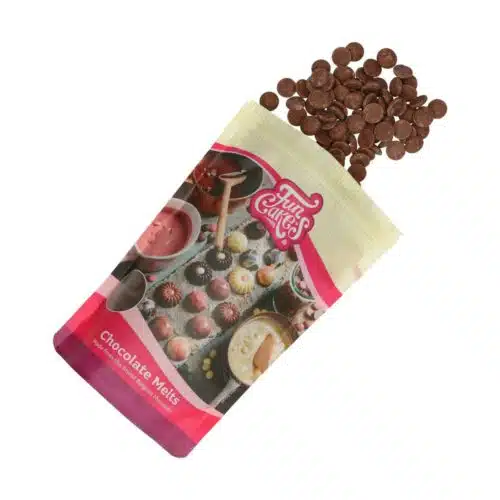 Funcakes chocolade melts melk 350 g - afbeelding 2
