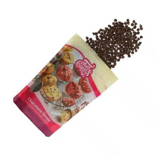 Funcakes chocolade drops puur 350 g - afbeelding 2