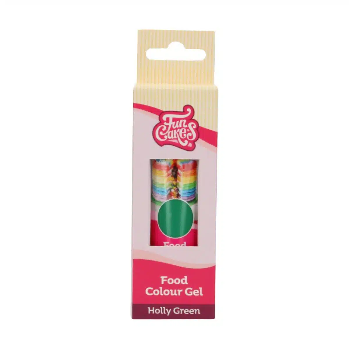 Funcakes food colour gel holly green 30 g bij cake, bake & love 5 Funcakes food colour gel holly green 30 g