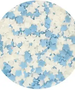 Alternative view of FunCakes Sterretjes Blauw/Wit 55 g