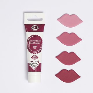 Rd progel concentrated colour - wine red bij cake, bake & love 5