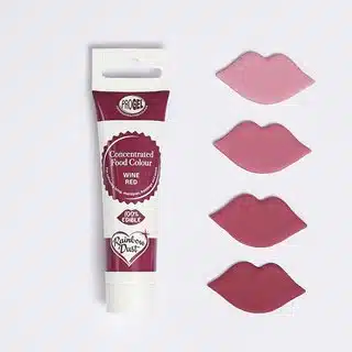 Rd progel concentrated colour - wine red bij cake, bake & love 5 Rd progel concentrated colour - wine red