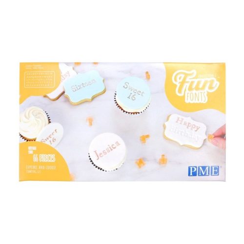 Pme fun fonts - cookies & cupcakes - collection 2 bij cake, bake & love 5