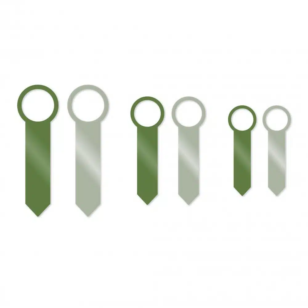 Cake pin set 6 - groen bij cake, bake & love 5 Cake pin set 6 - groen