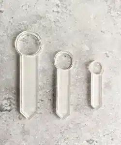 Alternative view of Cake Pin set 6 - transparant