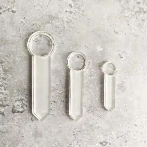 Cake pin set 6 - transparant - afbeelding 2