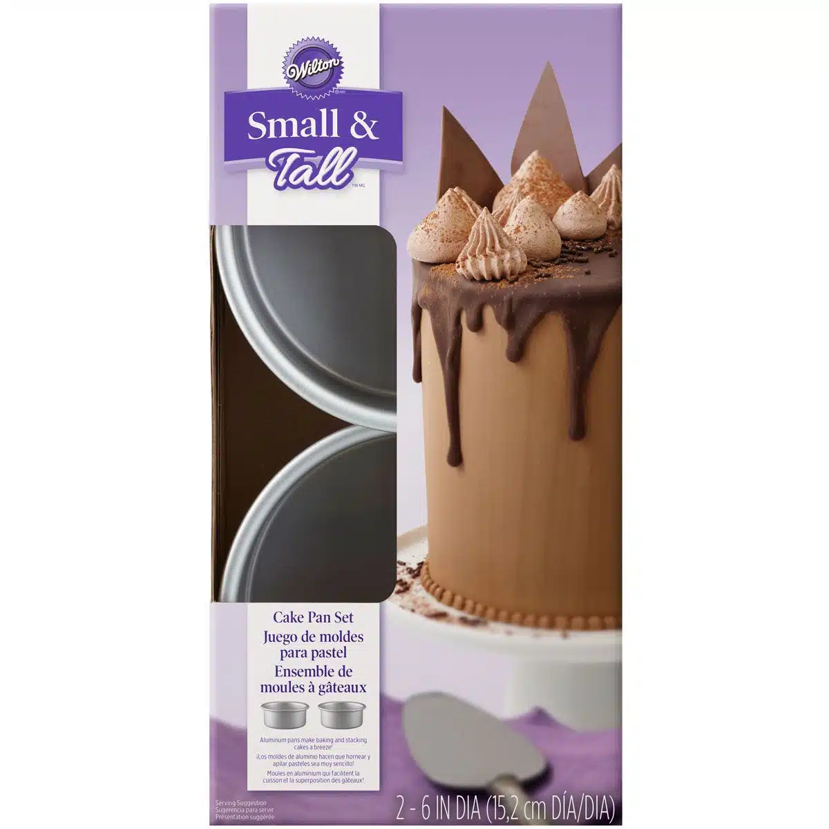 Wilton small & tall layered cake pan set/2 bij cake, bake & love 5 Wilton small & tall layered cake pan set/2