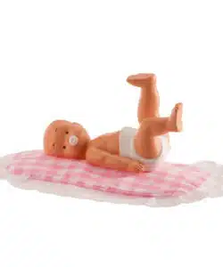 Caketopper Baby met los kussentje