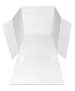 Alternative view of Taartdoos Zwart met venster 30x30x30