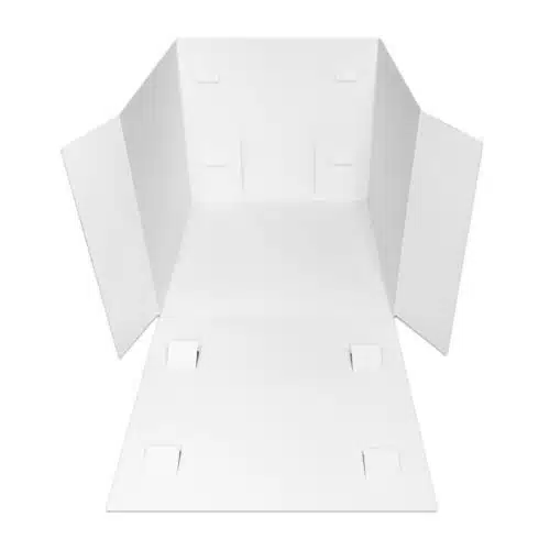 Taartdoos zwart met venster 30x30x30 - afbeelding 2