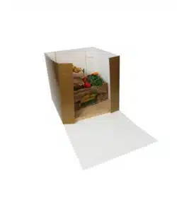Taartdoos goud met venster 30x30x30 bij cake, bake & love 10