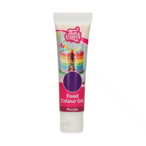 Funcakes food colour gel paars 30 g - afbeelding 2