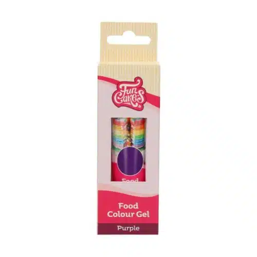 Funcakes food colour gel paars 30 g