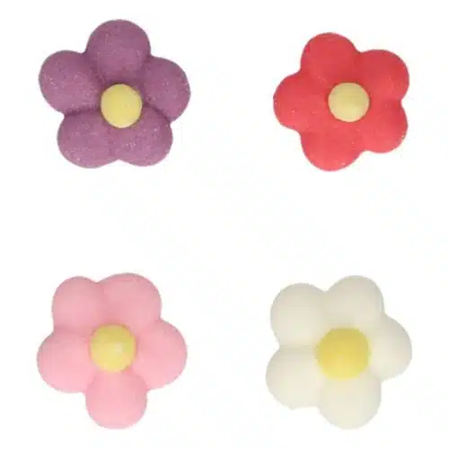 Funcakes suikerdecoratie kleine bloemen set/32 - afbeelding 2