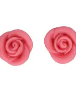 FunCakes Marsepein Decoratie Rozen Roze Set/6