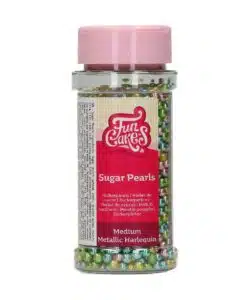 FunCakes Suikerparels Medium Metallic Harlequin 80 g