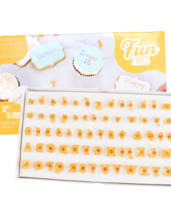 Pme fun fonts - cookies & cupcakes - collection 2 bij cake, bake & love 9