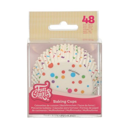 Funcakes baking cups confetti pk/48 bij cake, bake & love 5