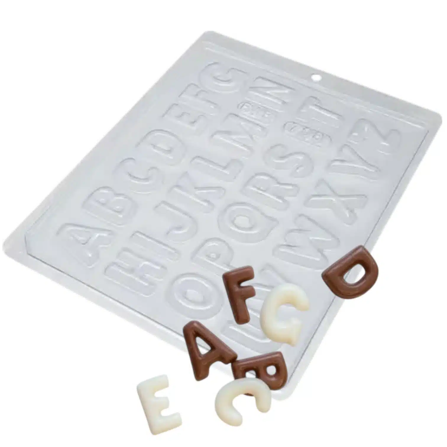 Chocolade mal alfabet bij cake, bake & love 5 Chocolade mal alfabet