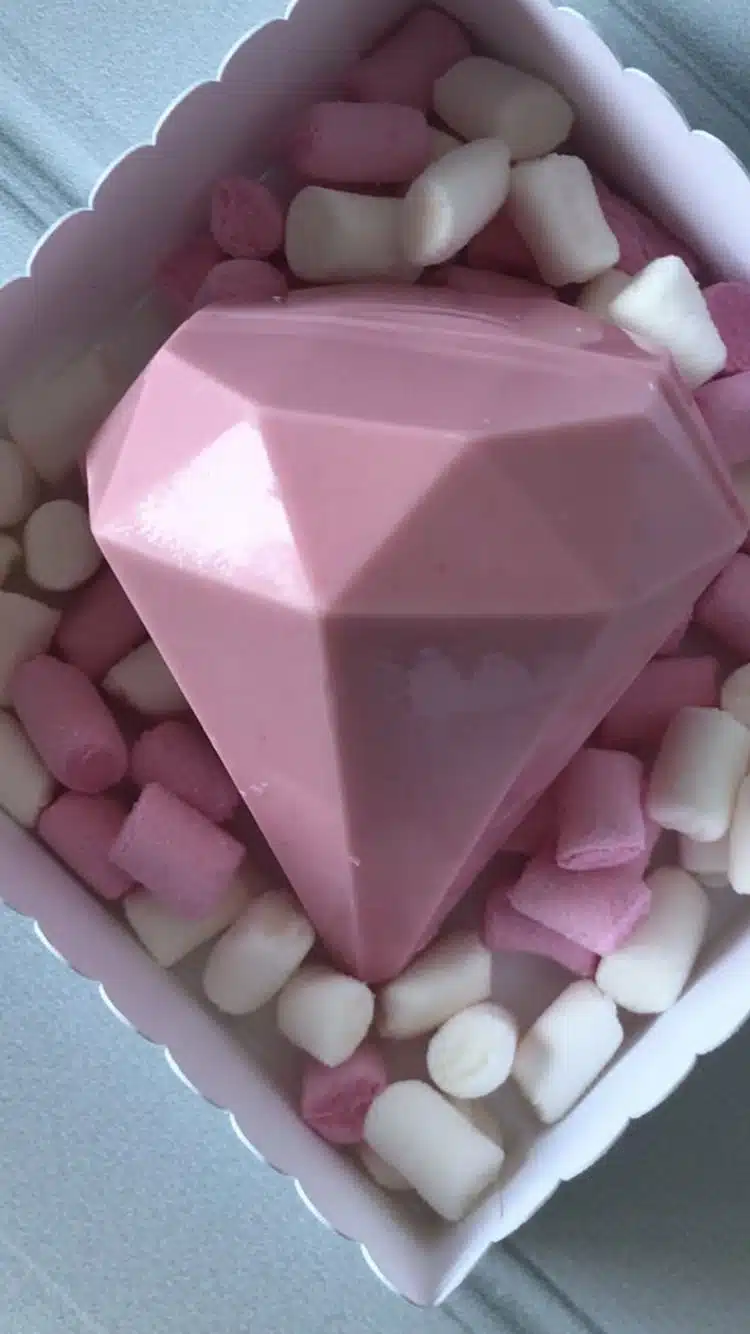 Chocolade mal diamant bij cake, bake & love 6 Chocolade mal diamant - afbeelding 2