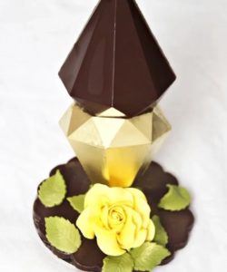 Chocolade mal diamant bij cake, bake & love 13