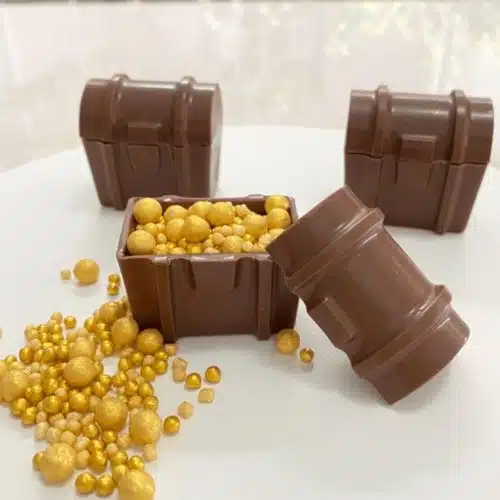 Chocolade mal 3d schatkistje