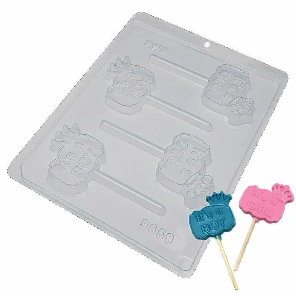 Chocolade mal it's a boy - it's a girl bij cake, bake & love 5 Chocolade mal it's a boy - it's a girl