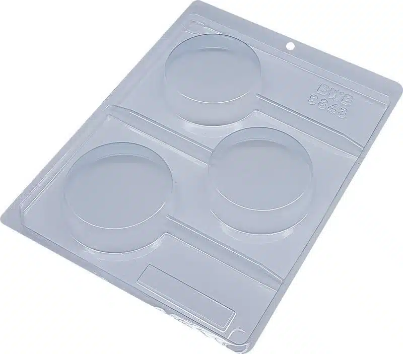 Chocolade mal ronde lollipop bij cake, bake & love 5 Chocolade mal ronde lollipop