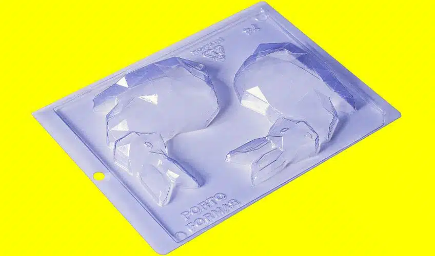 Chocolade mal konijn diamant bij cake, bake & love 6 Chocolade mal konijn diamant - afbeelding 2