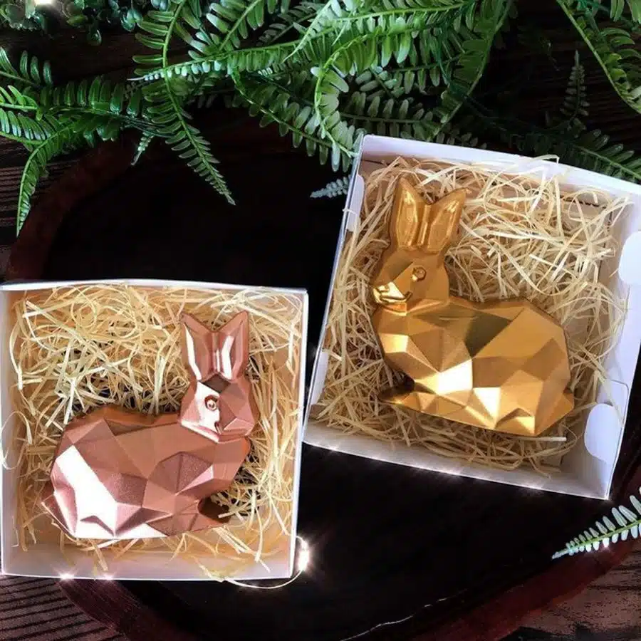 Chocolade mal konijn diamant bij cake, bake & love 7 Chocolade mal konijn diamant - afbeelding 3