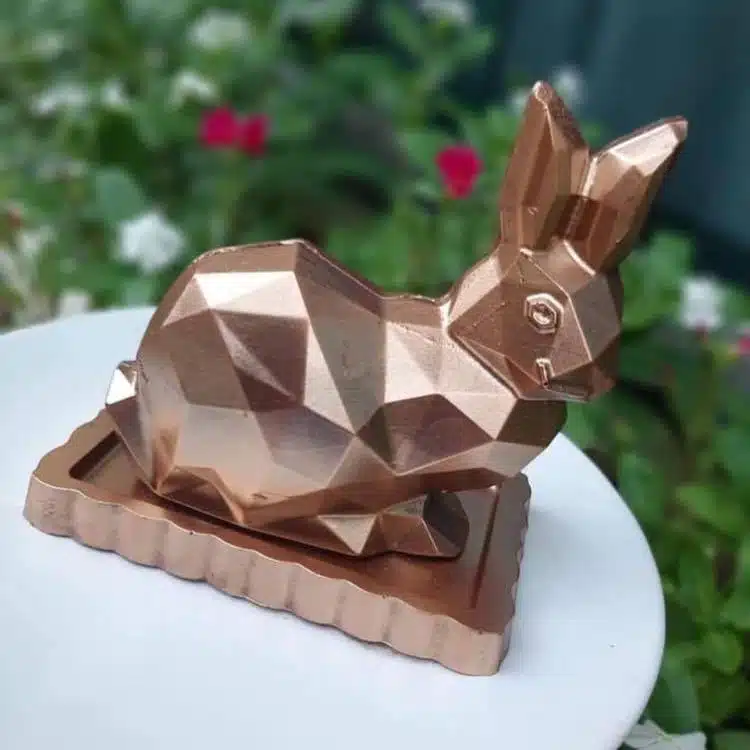 Chocolade mal konijn diamant bij cake, bake & love 5 Chocolade mal konijn diamant