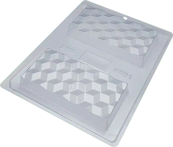 Chocolade mal 3d chocolade reep bij cake, bake & love 6 Chocolade mal 3d chocolade reep - afbeelding 2