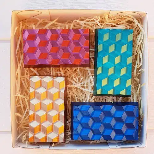 Chocolade mal 3d chocolade reep bij cake, bake & love 8 Chocolade mal 3d chocolade reep - afbeelding 4