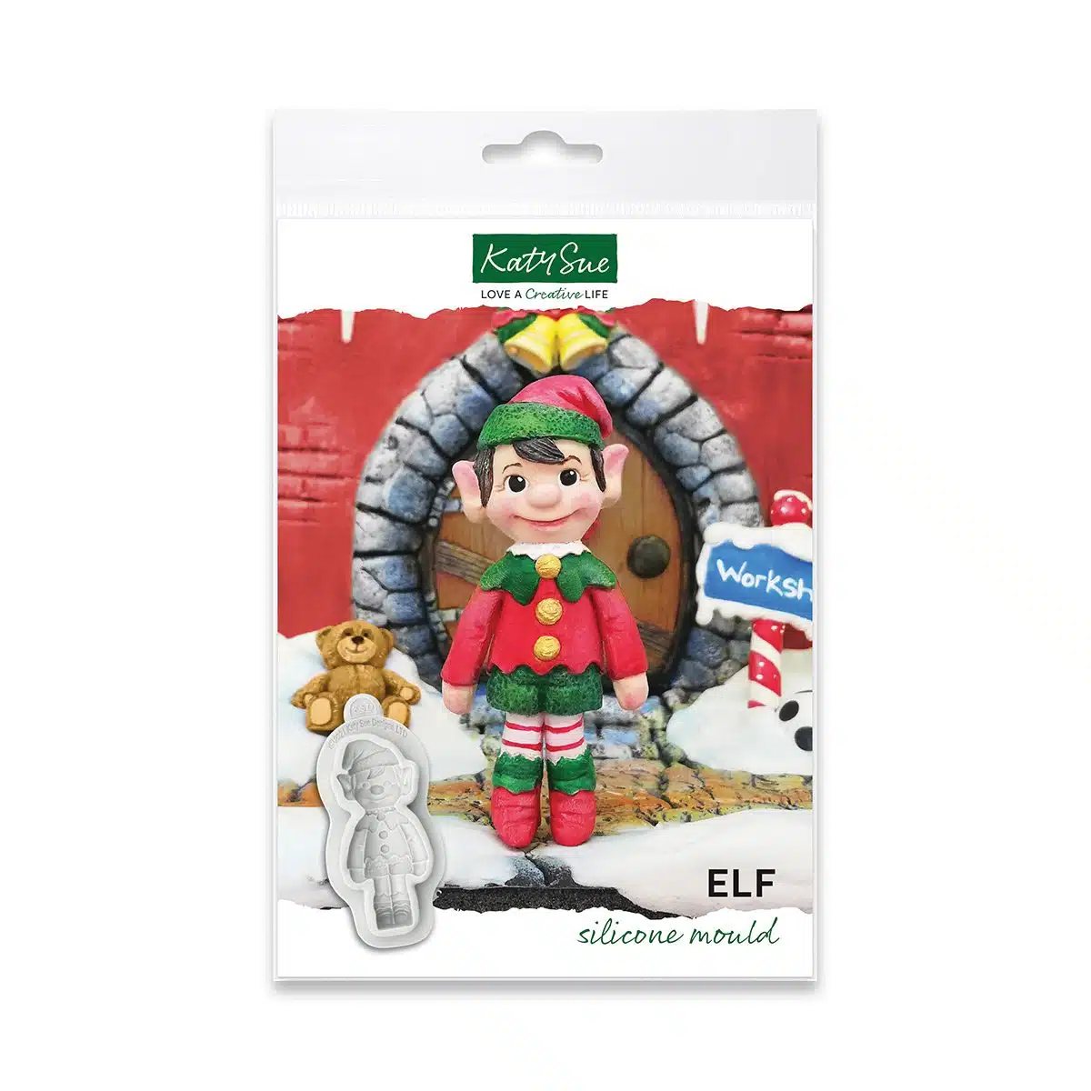 Katy sue designs - christmas elf bij cake, bake & love 6 Katy sue designs - christmas elf - afbeelding 2