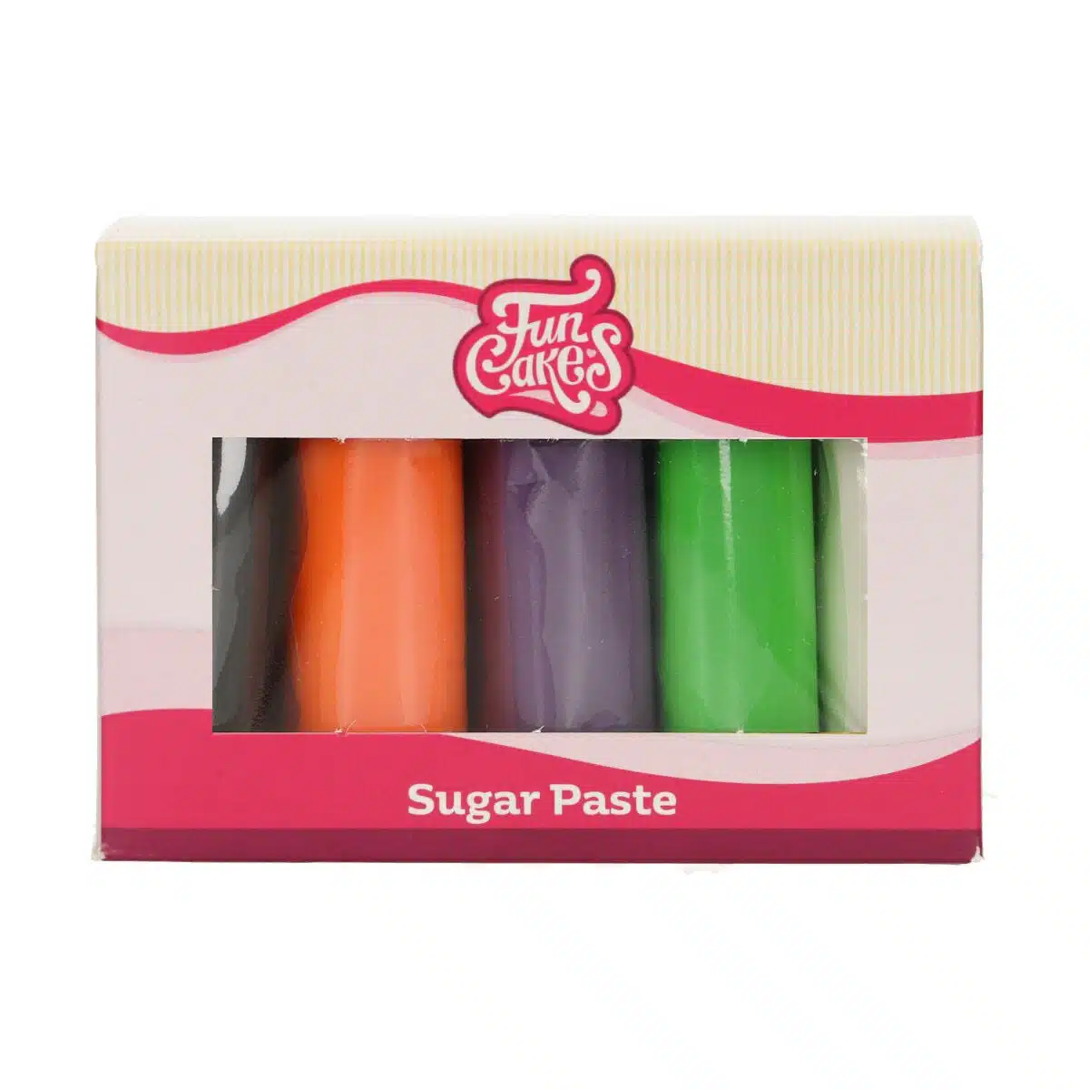 Funcakes rolfondant multipack halloween 5x100 g bij cake, bake & love 5 Funcakes rolfondant multipack halloween 5x100 g