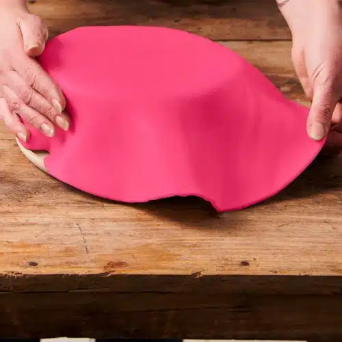 Funcakes ready rolled fondant disc hot pink - afbeelding 2