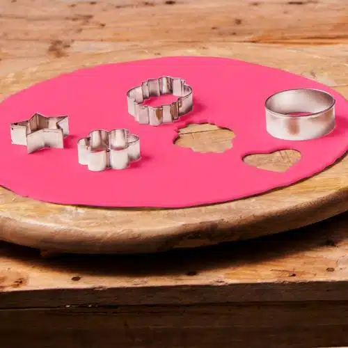 Funcakes ready rolled fondant disc hot pink - afbeelding 3